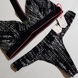 Sporty Bralette/Thong Panty set